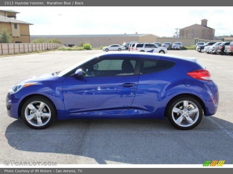 Marathon Blue / Black 2013 Hyundai Veloster