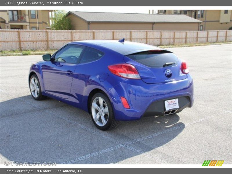 Marathon Blue / Black 2013 Hyundai Veloster