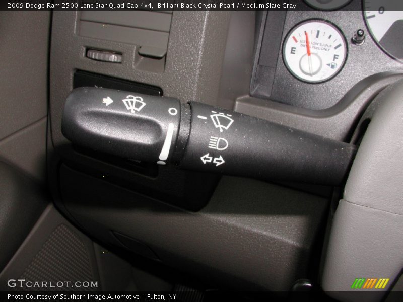 Brilliant Black Crystal Pearl / Medium Slate Gray 2009 Dodge Ram 2500 Lone Star Quad Cab 4x4