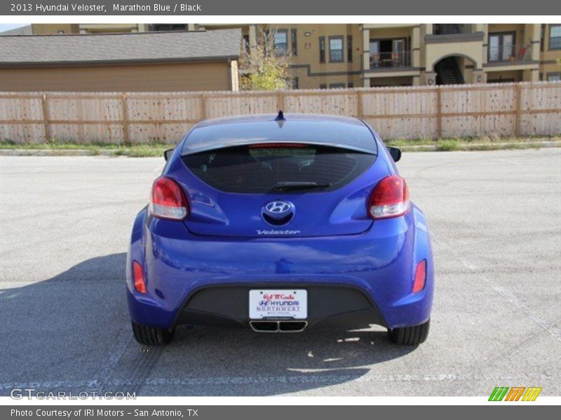 Marathon Blue / Black 2013 Hyundai Veloster