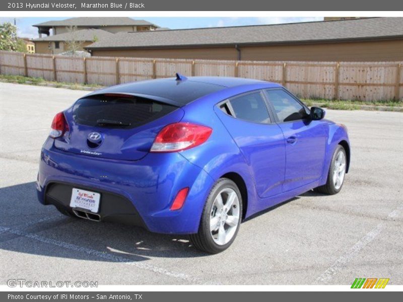 Marathon Blue / Black 2013 Hyundai Veloster