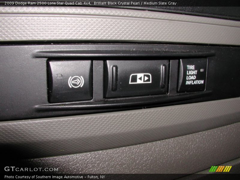 Brilliant Black Crystal Pearl / Medium Slate Gray 2009 Dodge Ram 2500 Lone Star Quad Cab 4x4