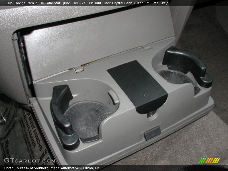 Brilliant Black Crystal Pearl / Medium Slate Gray 2009 Dodge Ram 2500 Lone Star Quad Cab 4x4