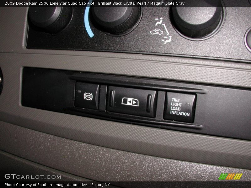 Brilliant Black Crystal Pearl / Medium Slate Gray 2009 Dodge Ram 2500 Lone Star Quad Cab 4x4