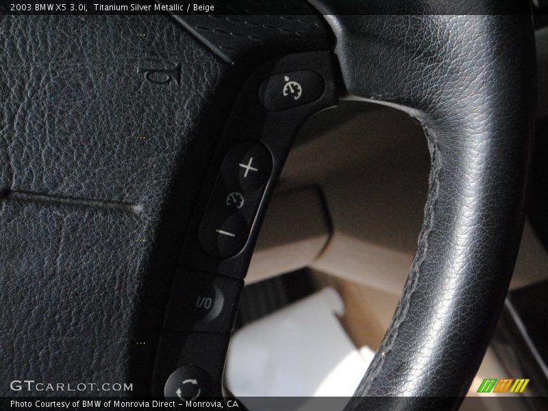 Titanium Silver Metallic / Beige 2003 BMW X5 3.0i