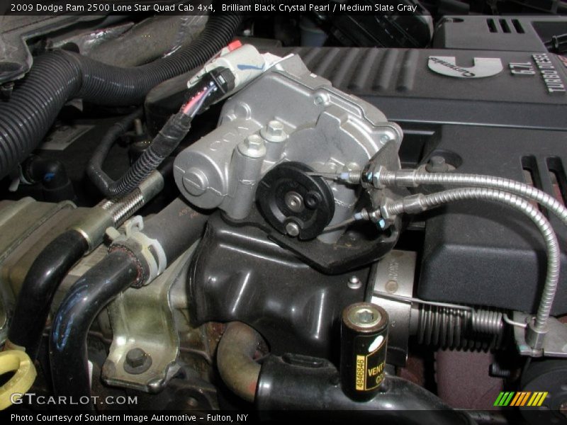 Brilliant Black Crystal Pearl / Medium Slate Gray 2009 Dodge Ram 2500 Lone Star Quad Cab 4x4