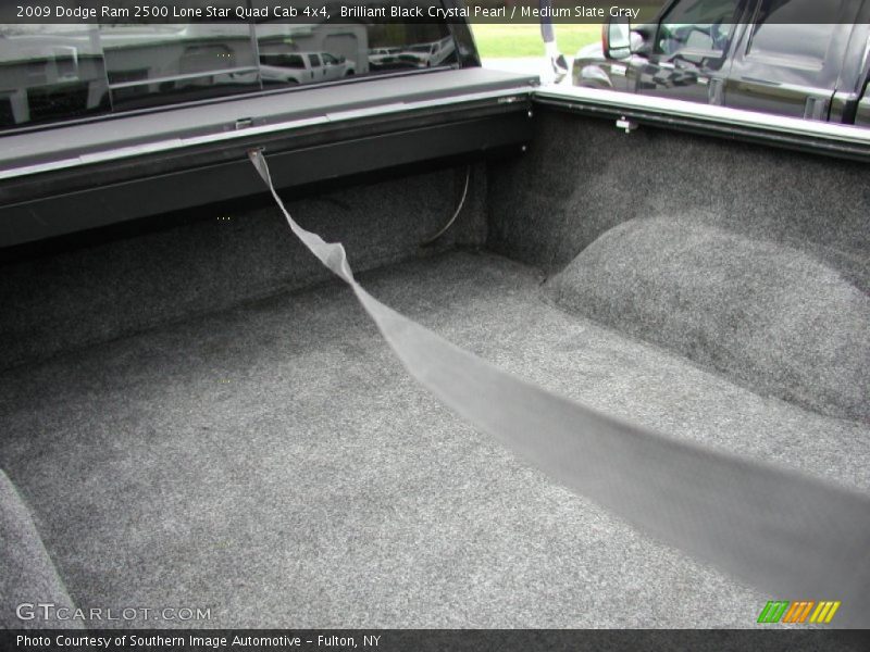 Brilliant Black Crystal Pearl / Medium Slate Gray 2009 Dodge Ram 2500 Lone Star Quad Cab 4x4