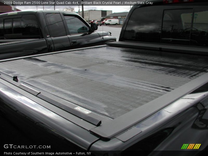 Brilliant Black Crystal Pearl / Medium Slate Gray 2009 Dodge Ram 2500 Lone Star Quad Cab 4x4