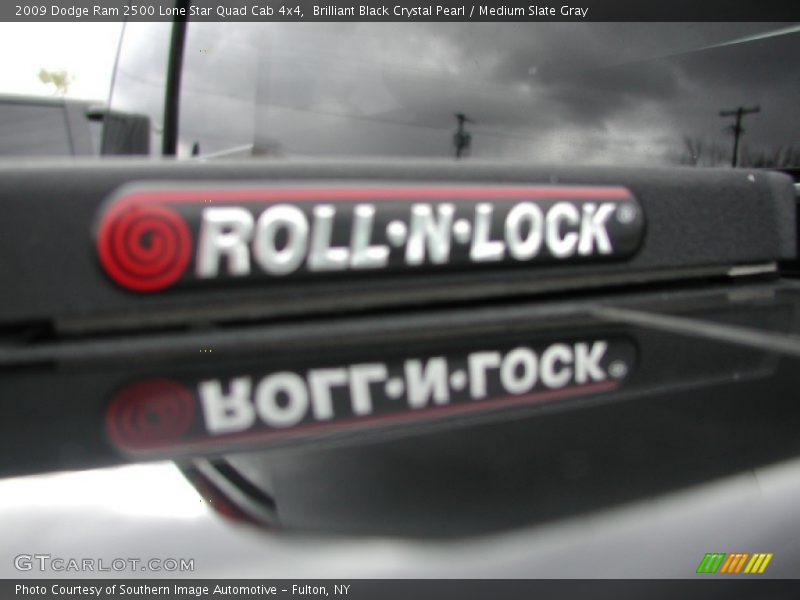 Brilliant Black Crystal Pearl / Medium Slate Gray 2009 Dodge Ram 2500 Lone Star Quad Cab 4x4
