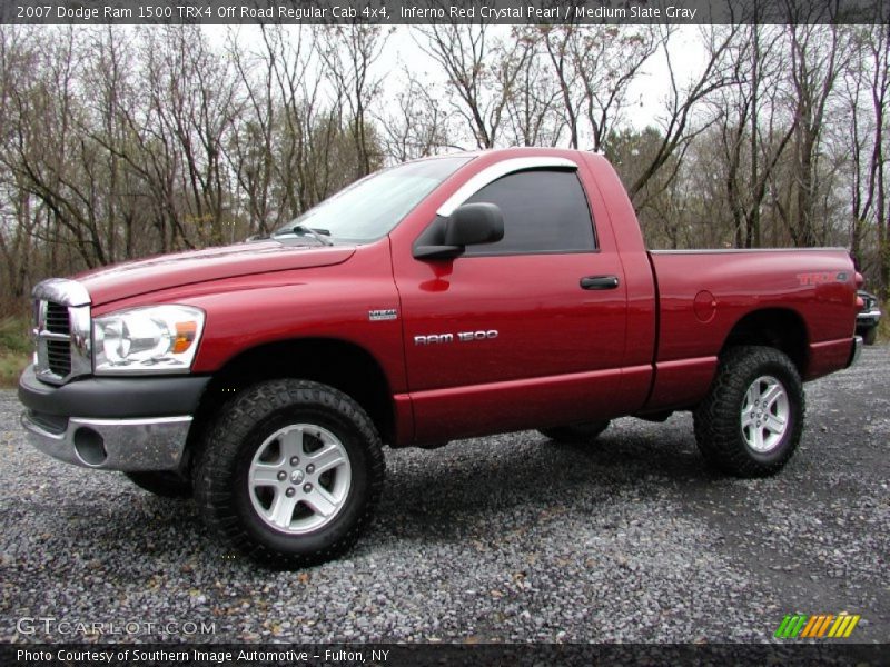  2007 Ram 1500 TRX4 Off Road Regular Cab 4x4 Inferno Red Crystal Pearl