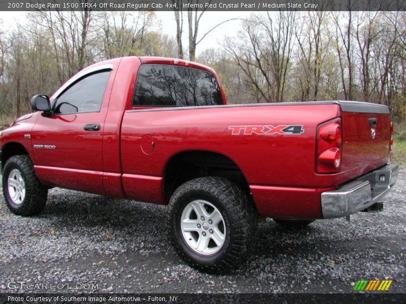 Inferno Red Crystal Pearl / Medium Slate Gray 2007 Dodge Ram 1500 TRX4 Off Road Regular Cab 4x4