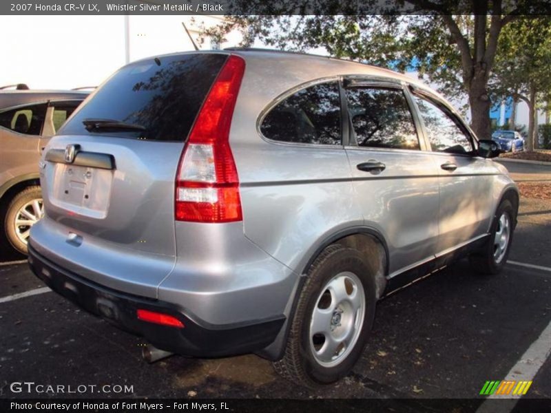 Whistler Silver Metallic / Black 2007 Honda CR-V LX