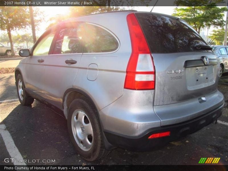 Whistler Silver Metallic / Black 2007 Honda CR-V LX