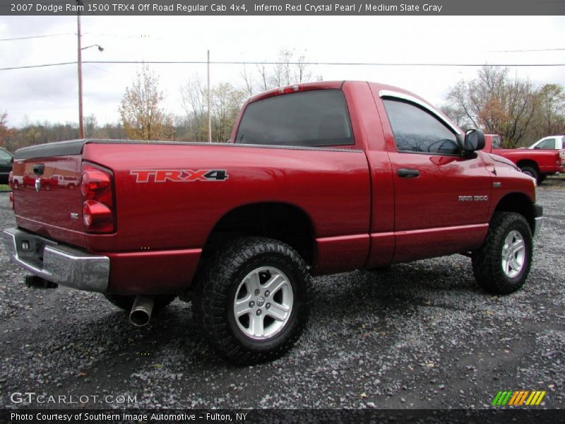 Inferno Red Crystal Pearl / Medium Slate Gray 2007 Dodge Ram 1500 TRX4 Off Road Regular Cab 4x4