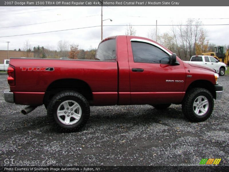 Inferno Red Crystal Pearl / Medium Slate Gray 2007 Dodge Ram 1500 TRX4 Off Road Regular Cab 4x4