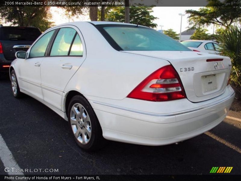 Alabaster White / Black 2006 Mercedes-Benz C 350 4Matic Luxury
