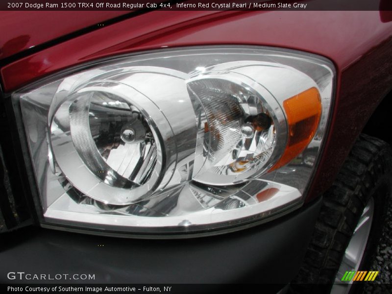Inferno Red Crystal Pearl / Medium Slate Gray 2007 Dodge Ram 1500 TRX4 Off Road Regular Cab 4x4