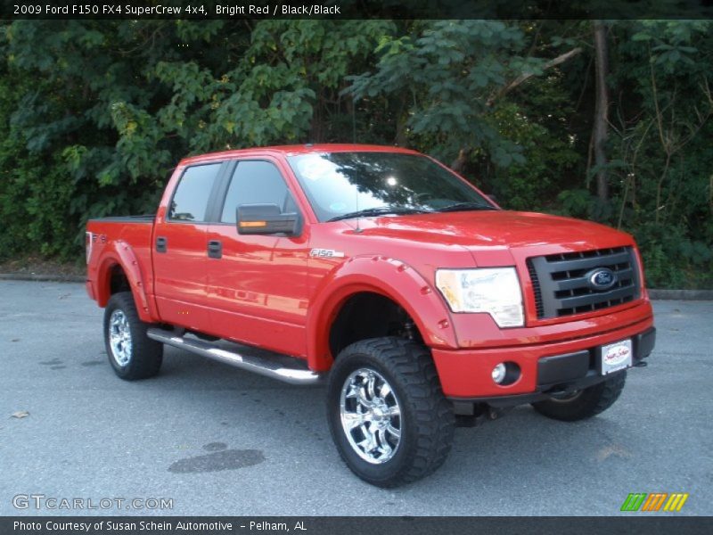 Bright Red / Black/Black 2009 Ford F150 FX4 SuperCrew 4x4