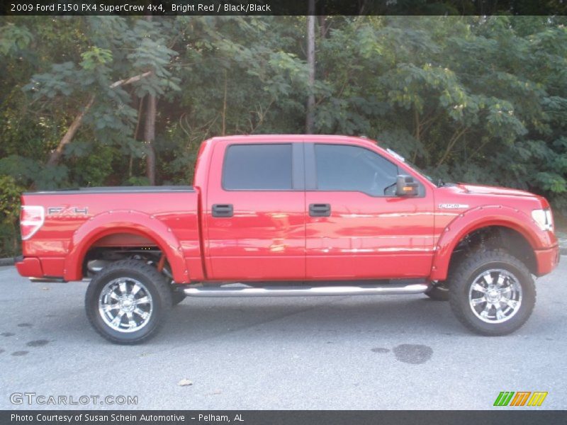 Bright Red / Black/Black 2009 Ford F150 FX4 SuperCrew 4x4