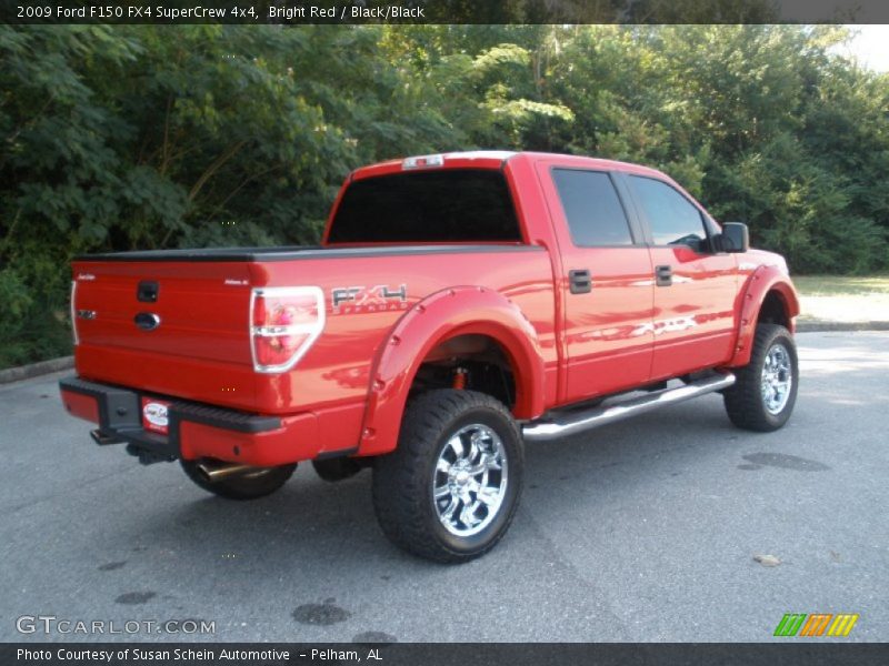 Bright Red / Black/Black 2009 Ford F150 FX4 SuperCrew 4x4