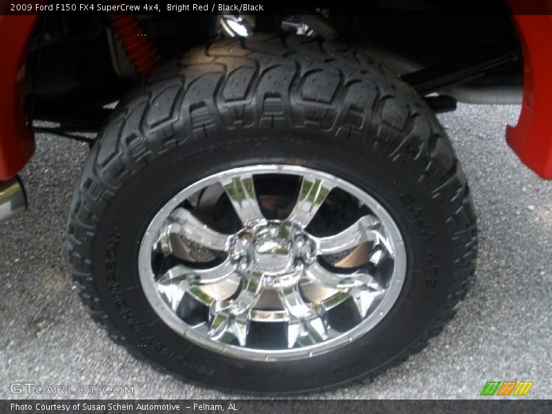 Bright Red / Black/Black 2009 Ford F150 FX4 SuperCrew 4x4
