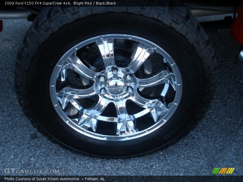 Bright Red / Black/Black 2009 Ford F150 FX4 SuperCrew 4x4