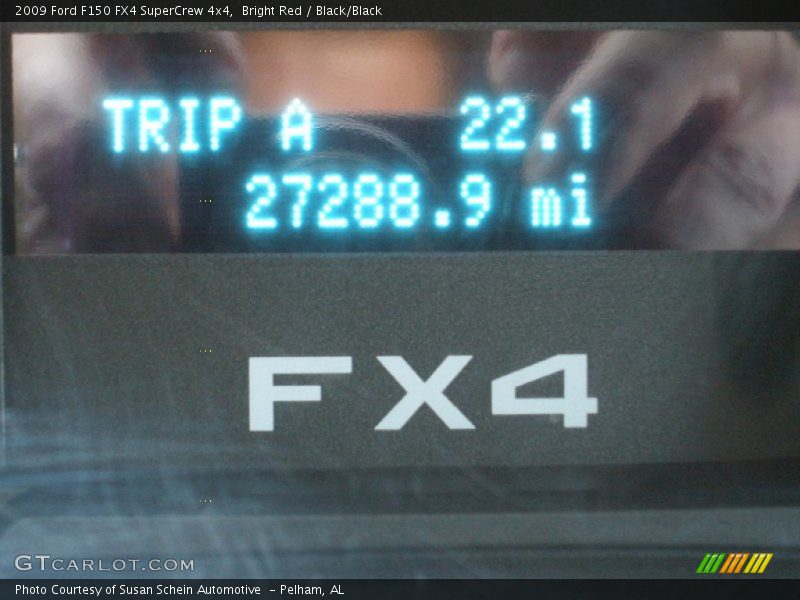 Bright Red / Black/Black 2009 Ford F150 FX4 SuperCrew 4x4