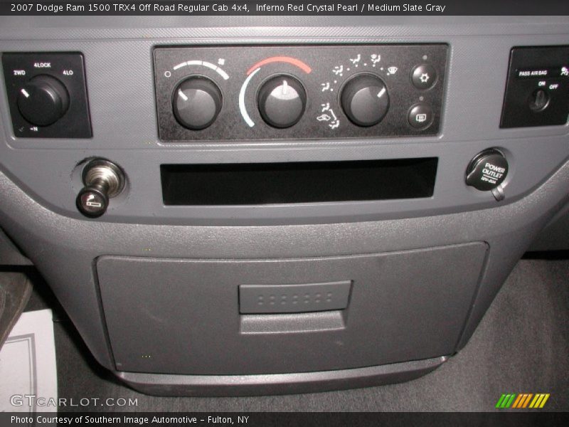Controls of 2007 Ram 1500 TRX4 Off Road Regular Cab 4x4