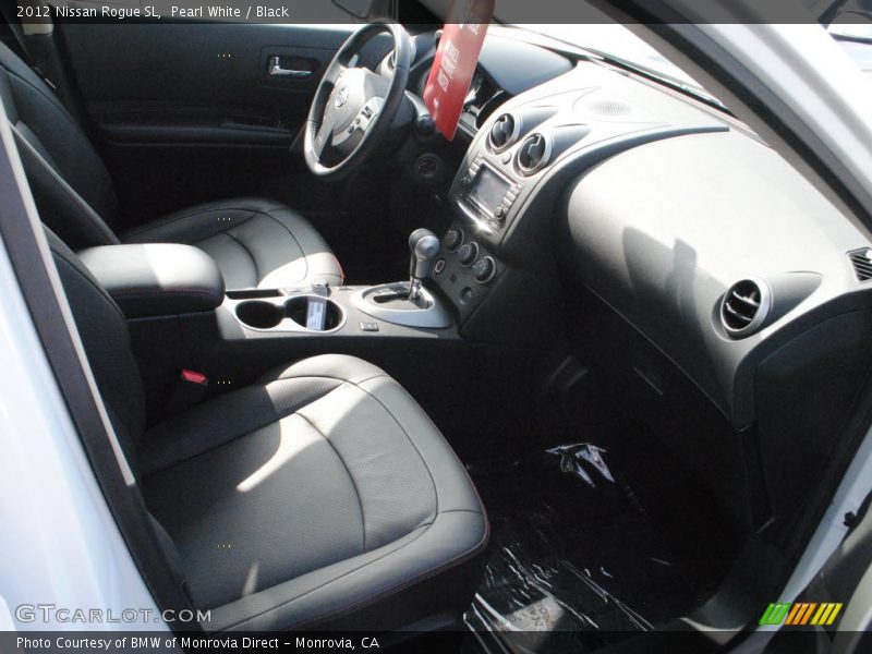 Pearl White / Black 2012 Nissan Rogue SL