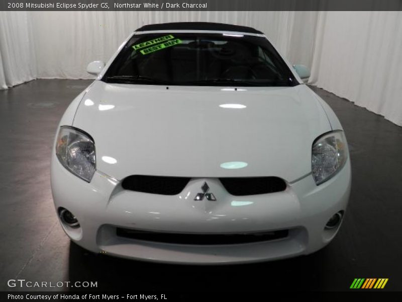 Northstar White / Dark Charcoal 2008 Mitsubishi Eclipse Spyder GS