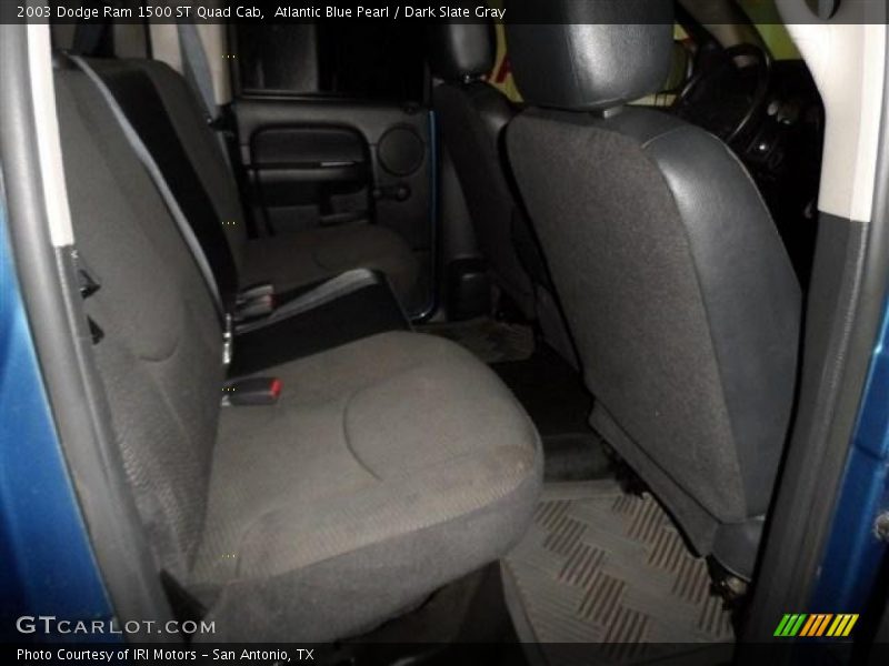 Atlantic Blue Pearl / Dark Slate Gray 2003 Dodge Ram 1500 ST Quad Cab