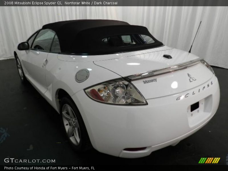 Northstar White / Dark Charcoal 2008 Mitsubishi Eclipse Spyder GS