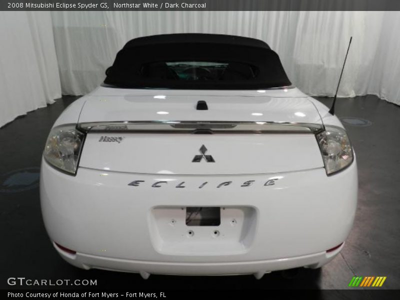 Northstar White / Dark Charcoal 2008 Mitsubishi Eclipse Spyder GS