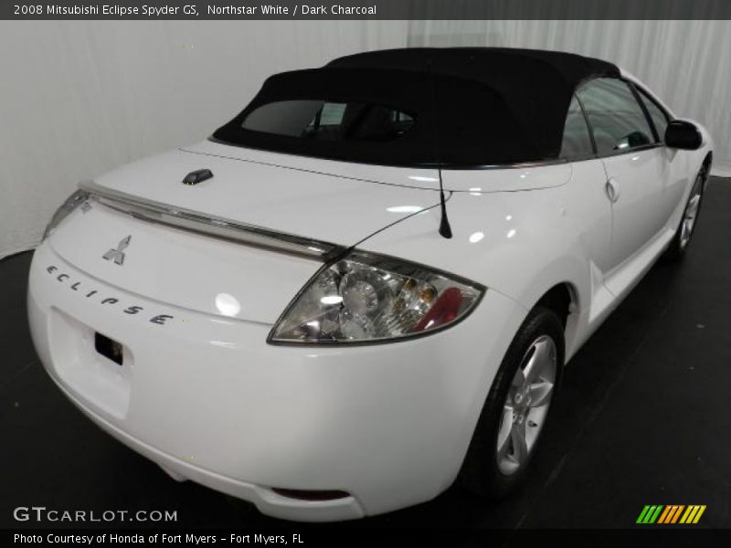 Northstar White / Dark Charcoal 2008 Mitsubishi Eclipse Spyder GS
