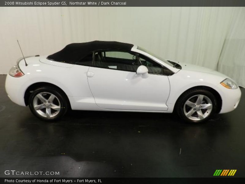 Northstar White / Dark Charcoal 2008 Mitsubishi Eclipse Spyder GS