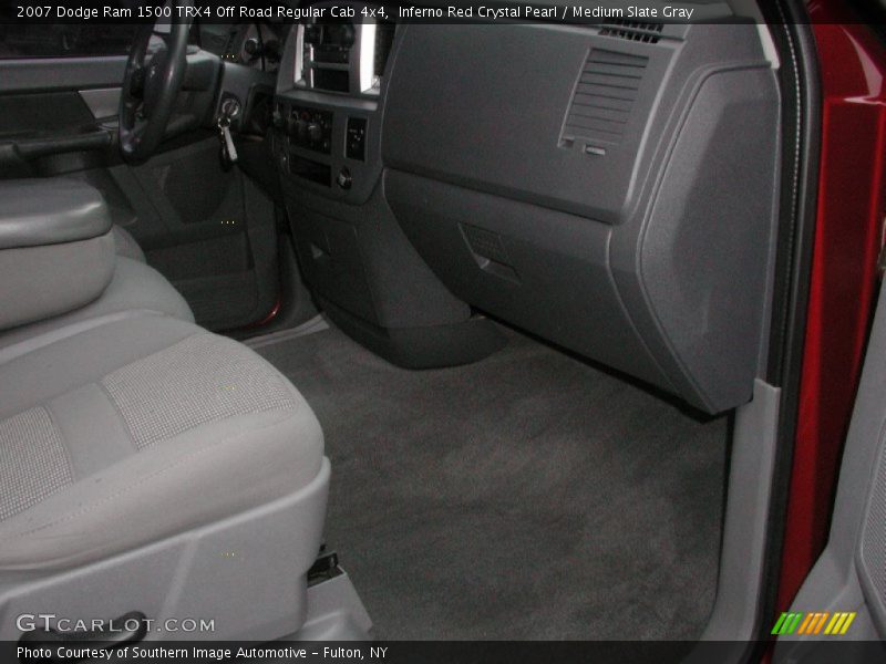Inferno Red Crystal Pearl / Medium Slate Gray 2007 Dodge Ram 1500 TRX4 Off Road Regular Cab 4x4