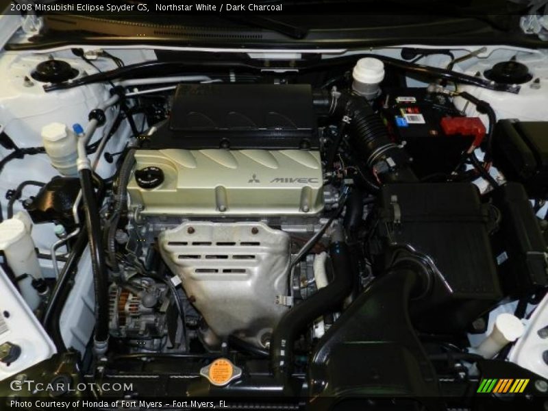 Northstar White / Dark Charcoal 2008 Mitsubishi Eclipse Spyder GS