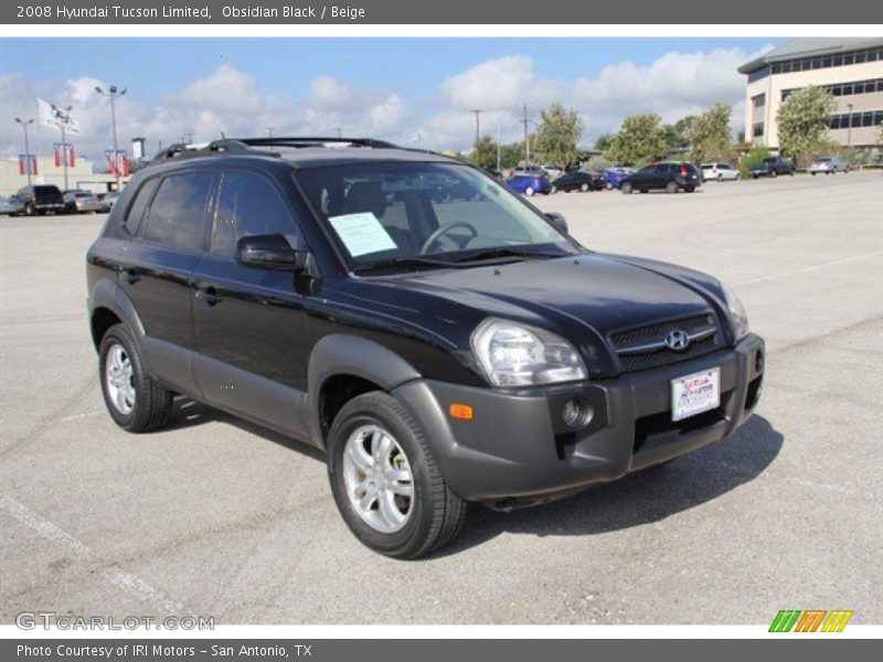 Obsidian Black / Beige 2008 Hyundai Tucson Limited