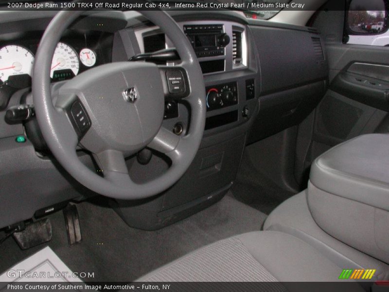 Inferno Red Crystal Pearl / Medium Slate Gray 2007 Dodge Ram 1500 TRX4 Off Road Regular Cab 4x4