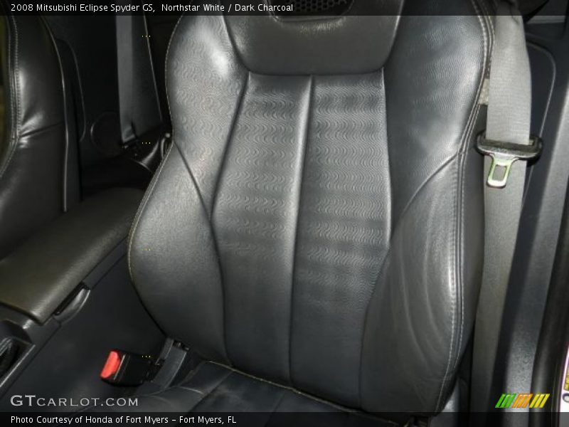 Northstar White / Dark Charcoal 2008 Mitsubishi Eclipse Spyder GS