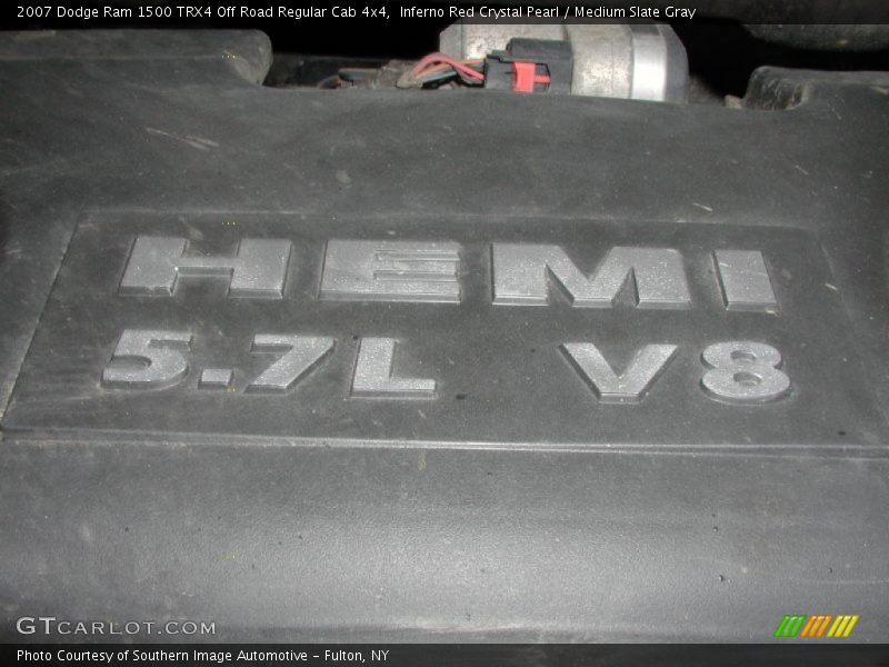 Inferno Red Crystal Pearl / Medium Slate Gray 2007 Dodge Ram 1500 TRX4 Off Road Regular Cab 4x4