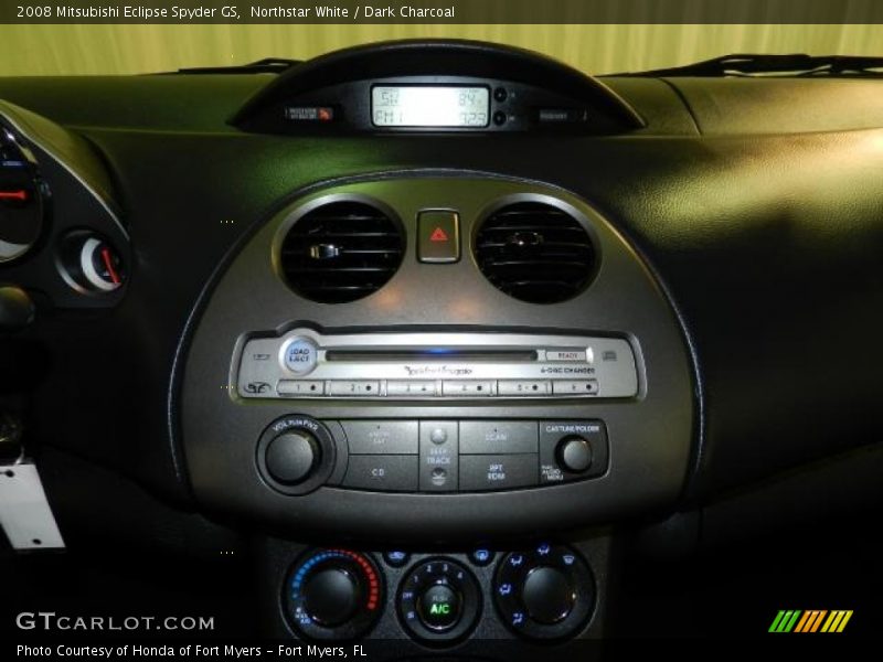 Northstar White / Dark Charcoal 2008 Mitsubishi Eclipse Spyder GS