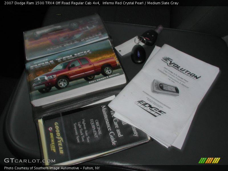 Inferno Red Crystal Pearl / Medium Slate Gray 2007 Dodge Ram 1500 TRX4 Off Road Regular Cab 4x4