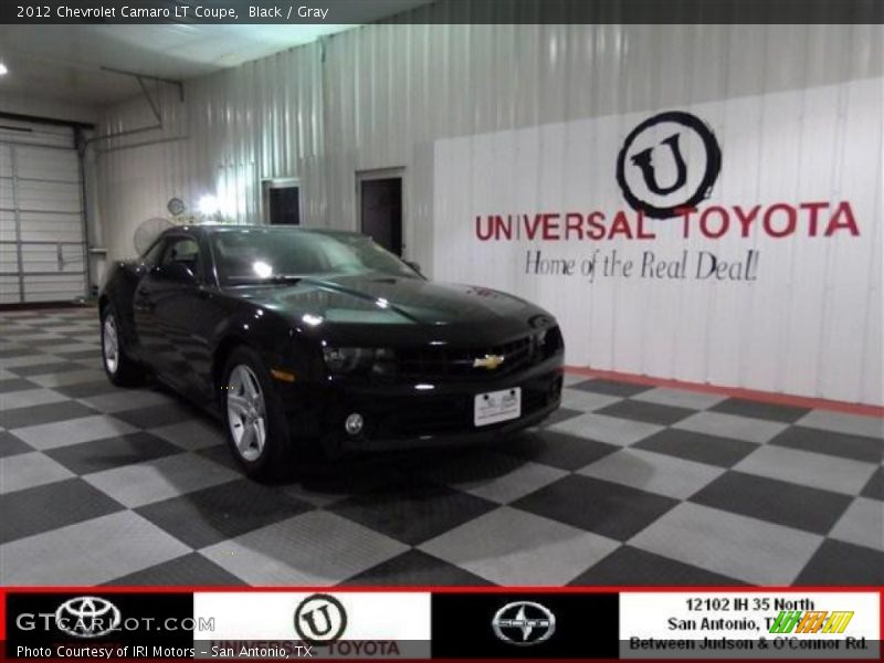Black / Gray 2012 Chevrolet Camaro LT Coupe