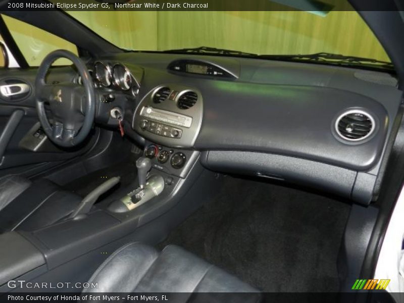 Northstar White / Dark Charcoal 2008 Mitsubishi Eclipse Spyder GS