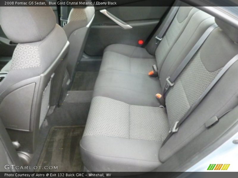 Blue Gold Crystal Metallic / Ebony Black 2008 Pontiac G6 Sedan