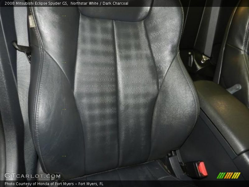 Northstar White / Dark Charcoal 2008 Mitsubishi Eclipse Spyder GS