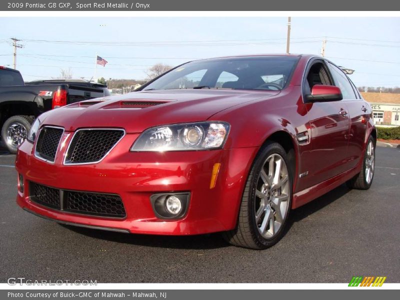 Sport Red Metallic / Onyx 2009 Pontiac G8 GXP