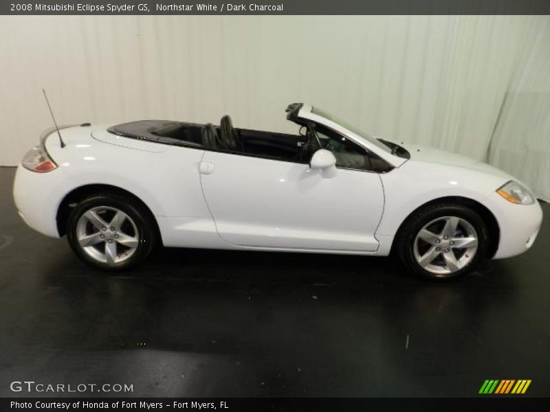 Northstar White / Dark Charcoal 2008 Mitsubishi Eclipse Spyder GS