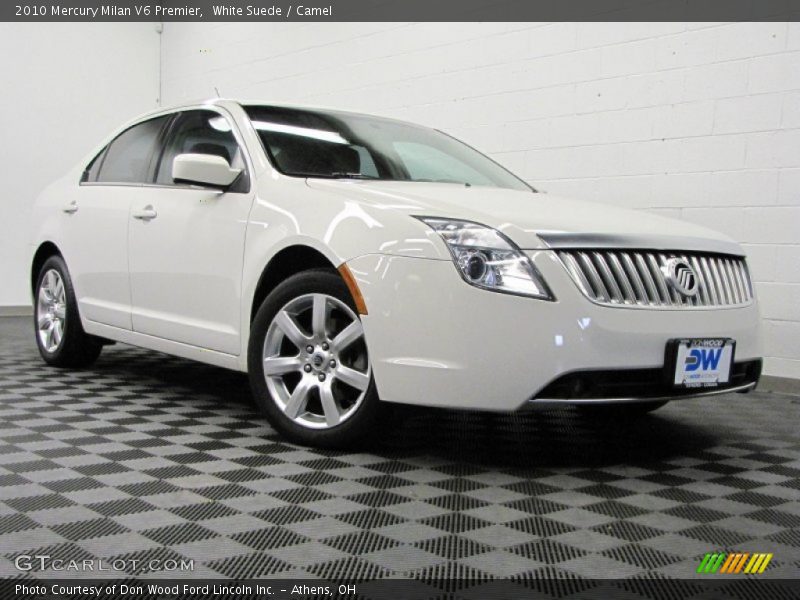 White Suede / Camel 2010 Mercury Milan V6 Premier